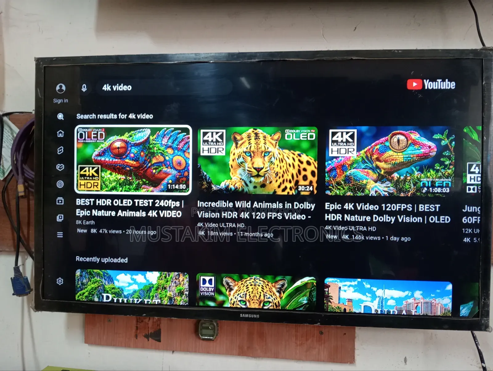 Samsung Led 32" Smart Tv for Sale (Model- 32t4500)