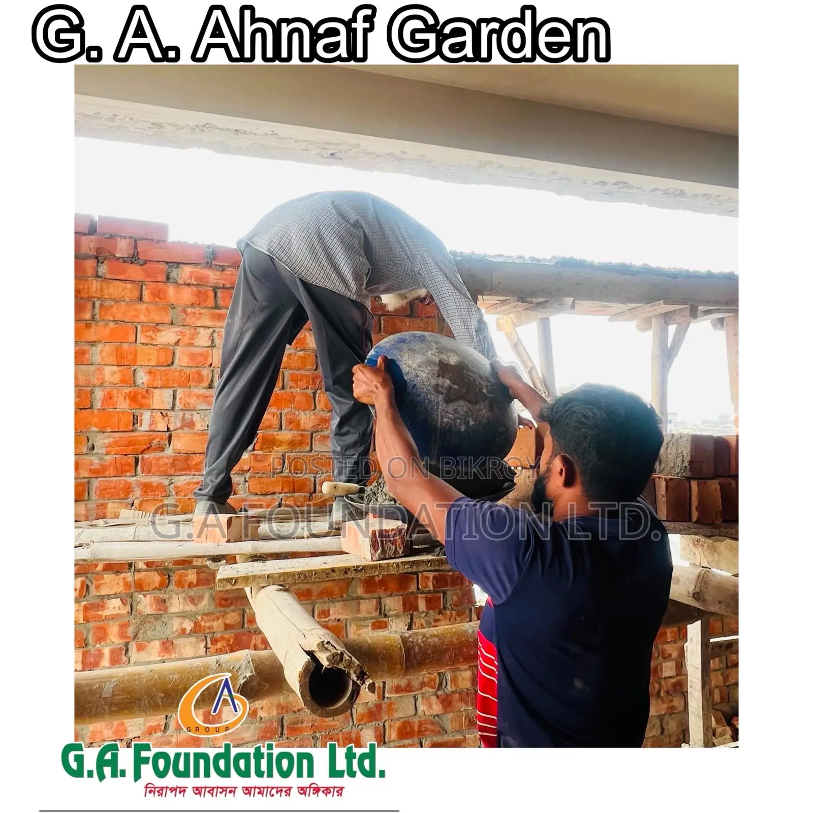 3-bedroom Apartment in G. A. Ahnaf Garden, Mirpur for Sale