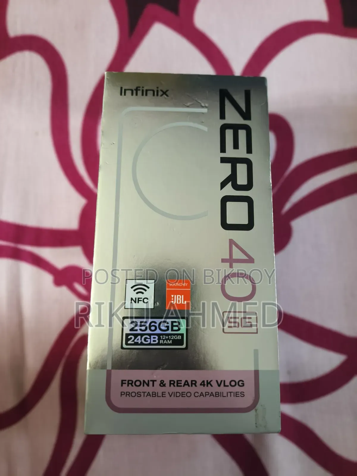 Infinix Zero 40 4G 256 GB Black