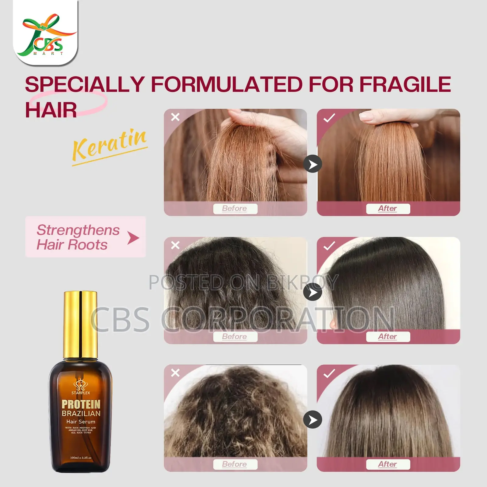 Brazilian Miracle Protein Hair Serum