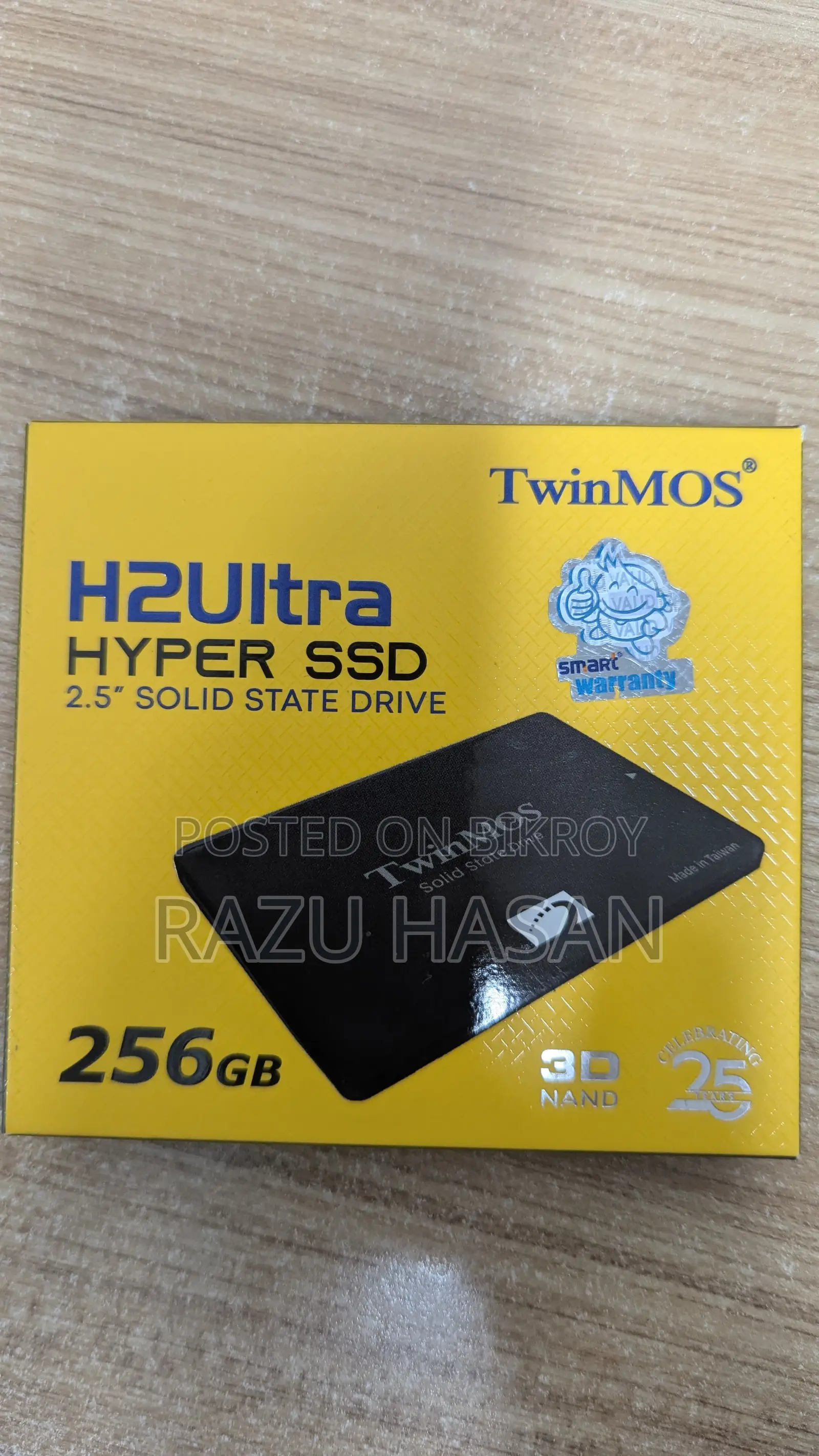 Twinmos Hyper H2 Ultra 256GB ২.৫ ইঞ্চি SATA III ইন্টারনাল এসএসডি