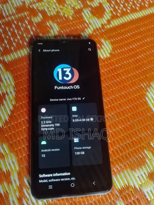 Vivo Y76 5G 128 GB Gray