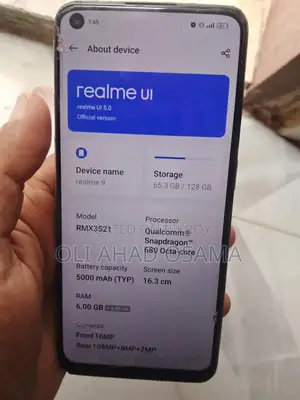 Realme 9 128 GB Orange