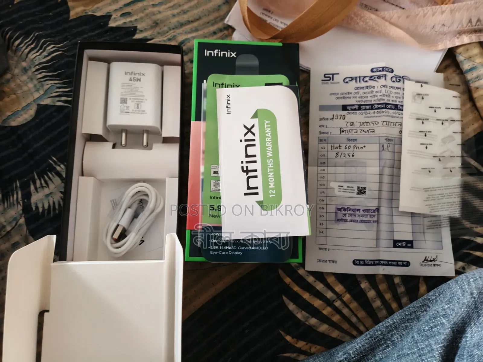 New Infinix Hot 60 Pro+ 256 GB Black