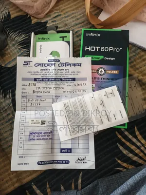 New Infinix Hot 60 Pro+ 256 GB Black