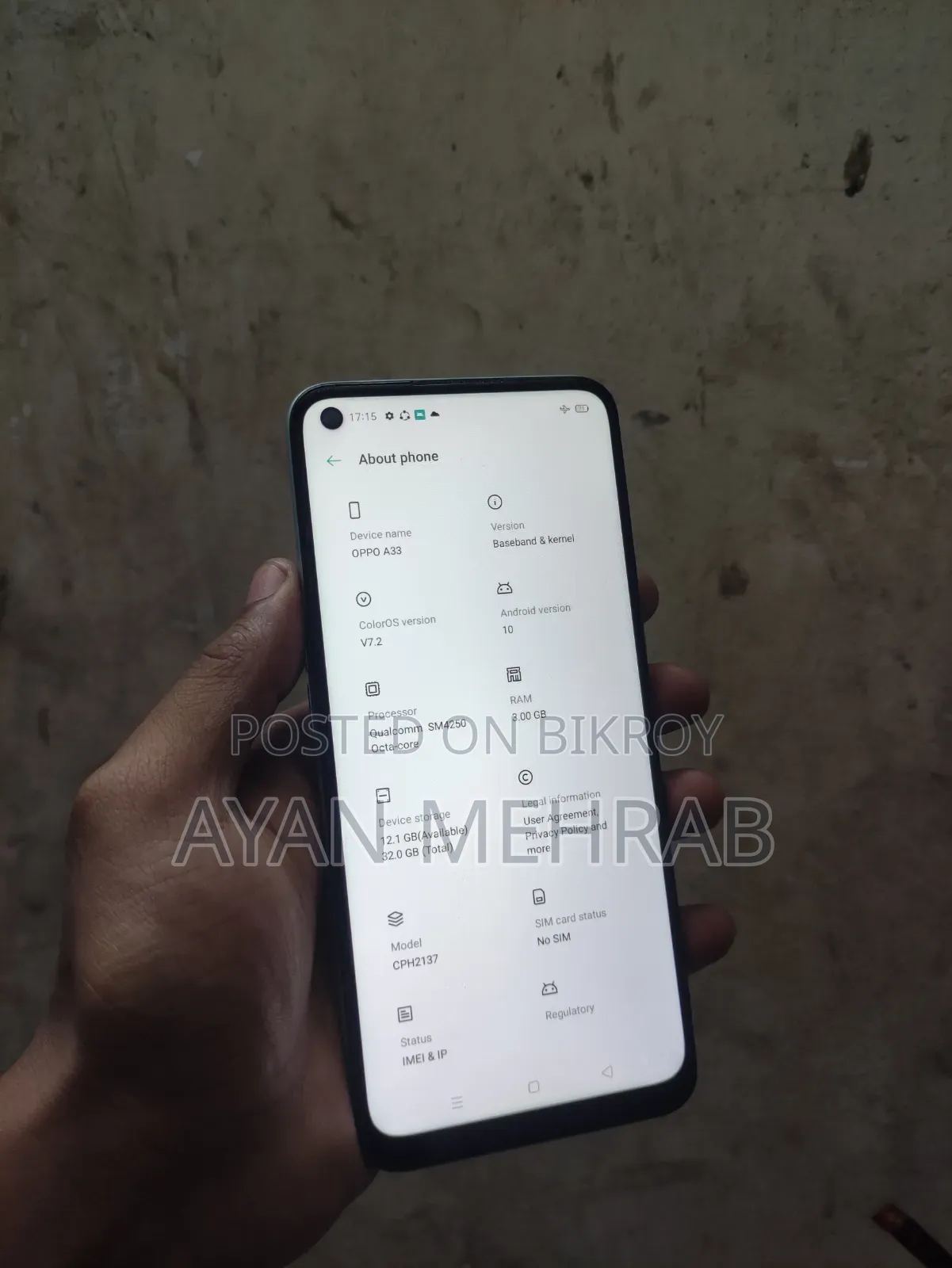 Oppo A33 32 GB Blue