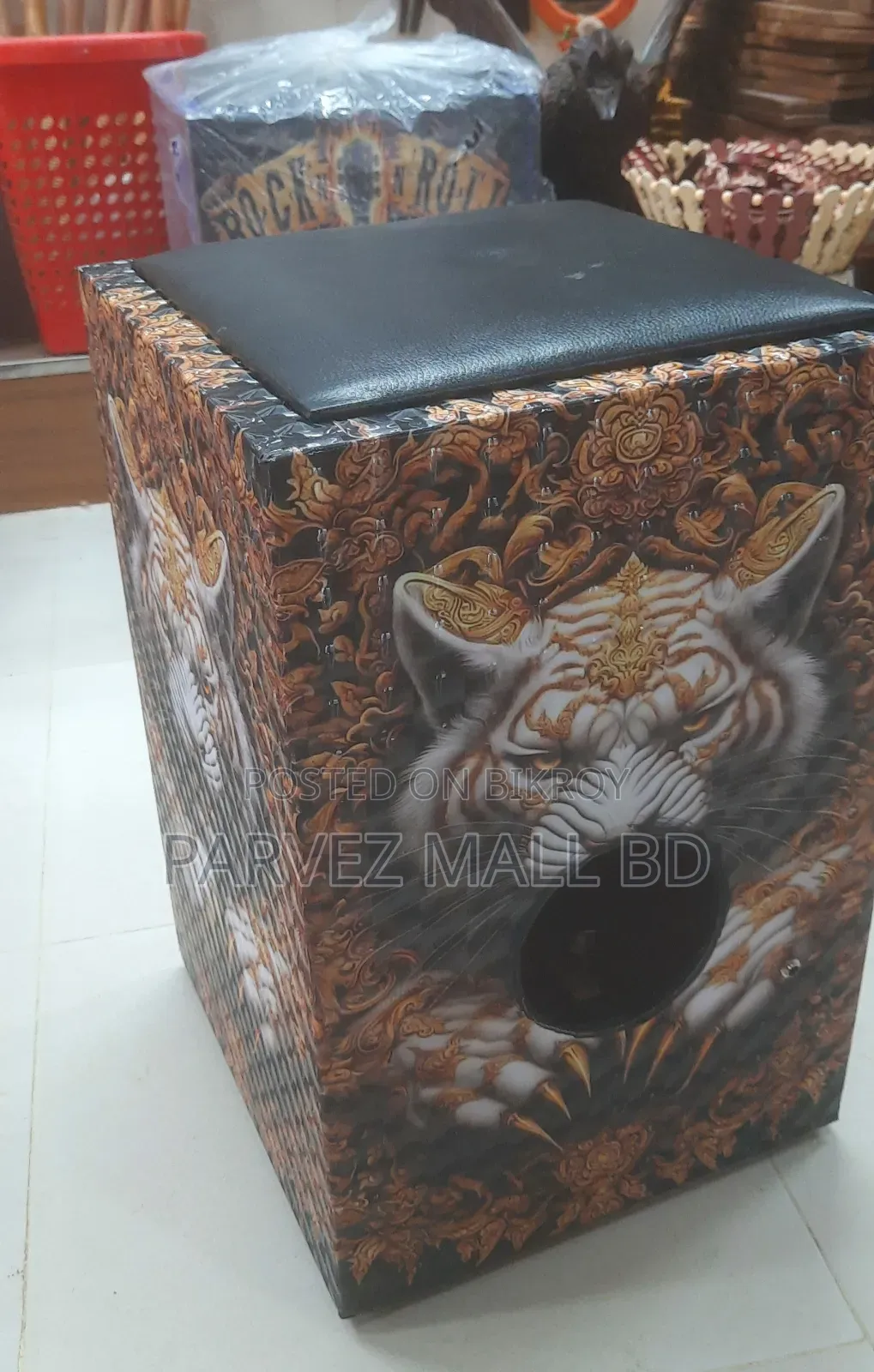 Big Size Professional Cajon/Bass Drum Electrical-1 Piece