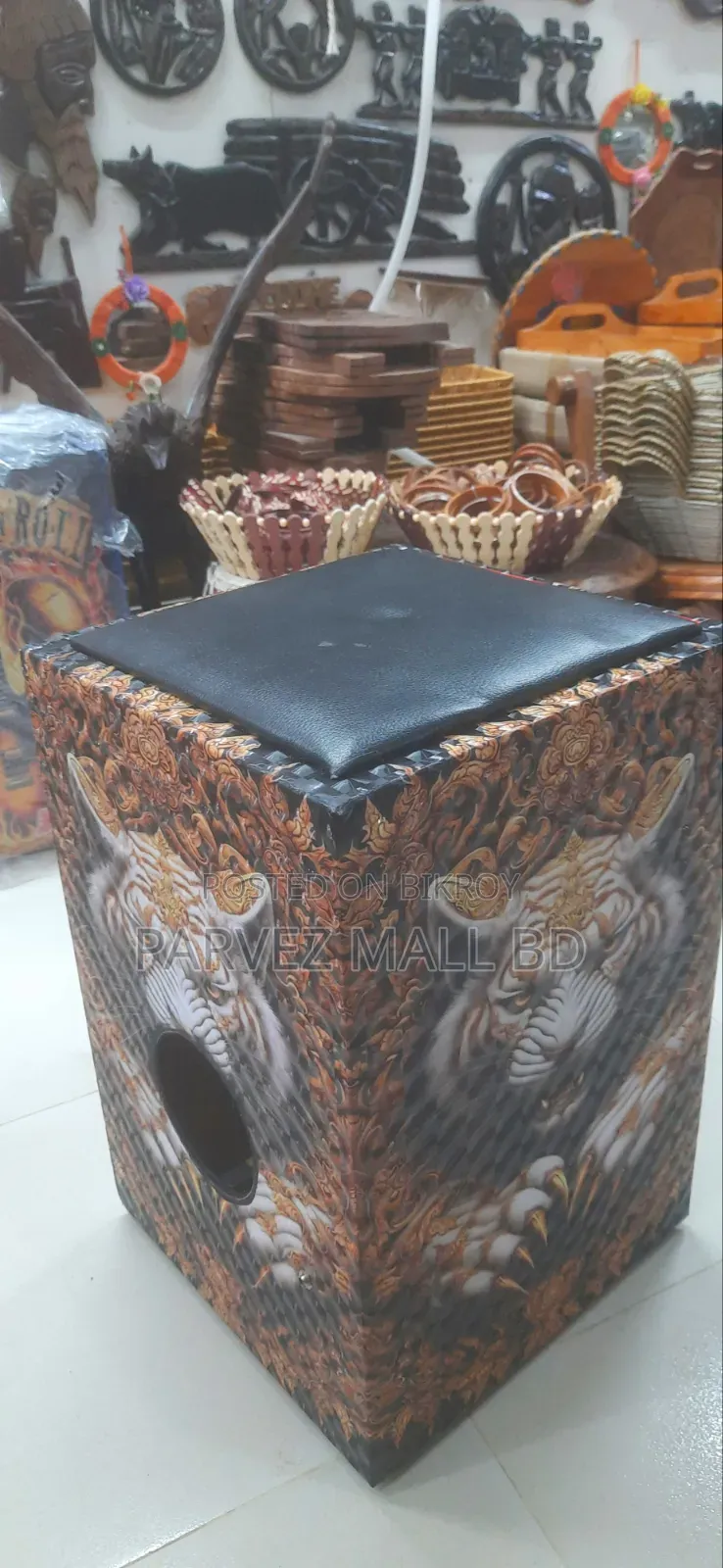 Big Size Professional Cajon/Bass Drum Electrical-1 Piece