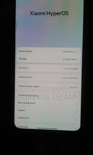 Xiaomi Redmi Note 12 128 GB Gray