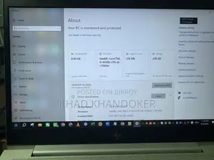 Laptop HP EliteBook 840 G5 8GB Intel Core i5 SSD 256GB
