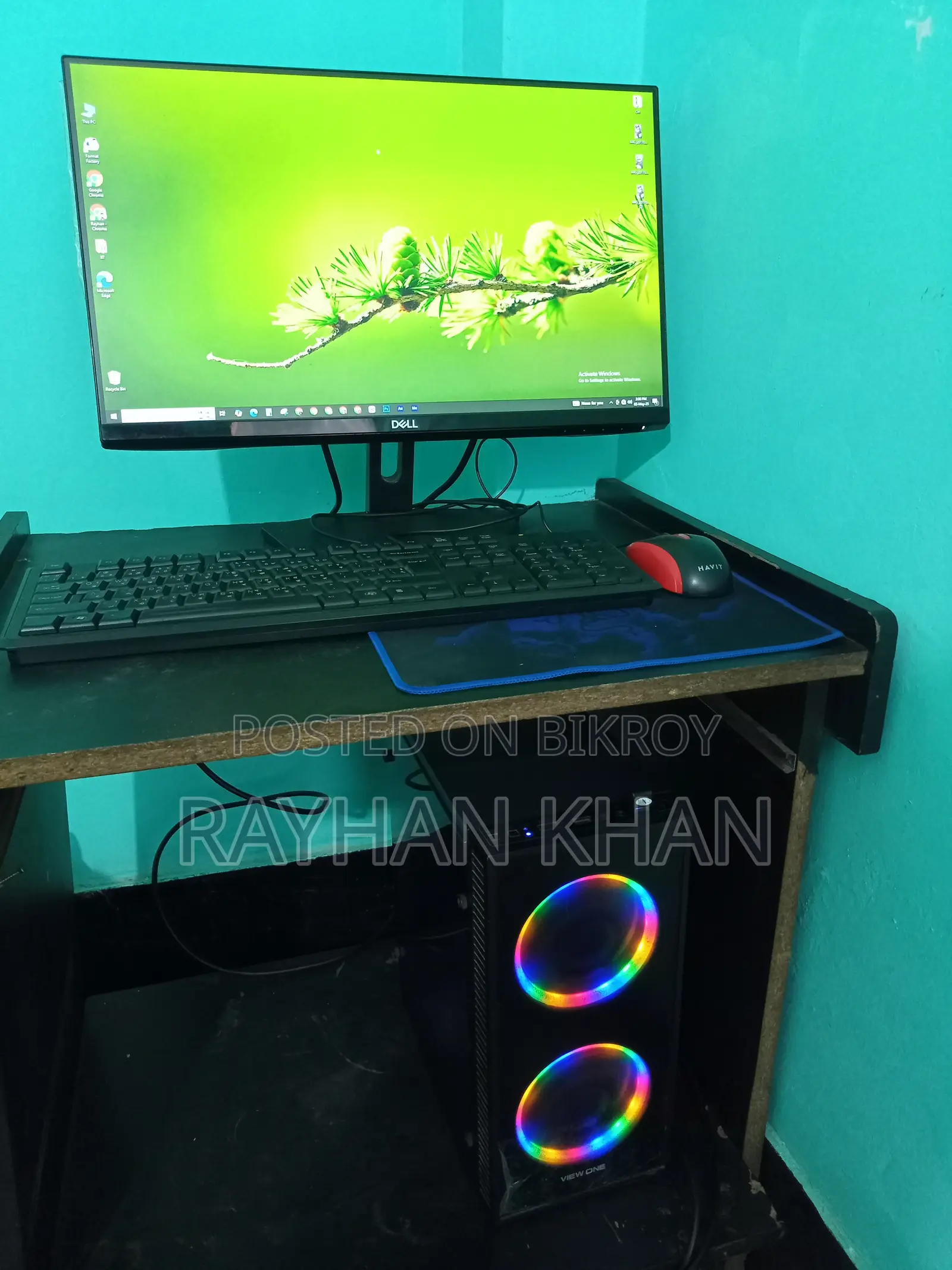 Desktop Computer 8GB Intel Core I5 SSD 128GB