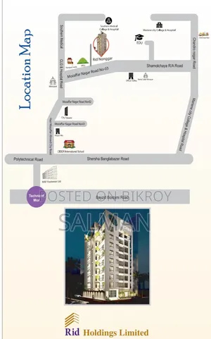 3-bedroom Apartment in Rid Nongor, Baizid for sale