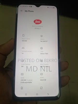 Itel A50 128 GB Black