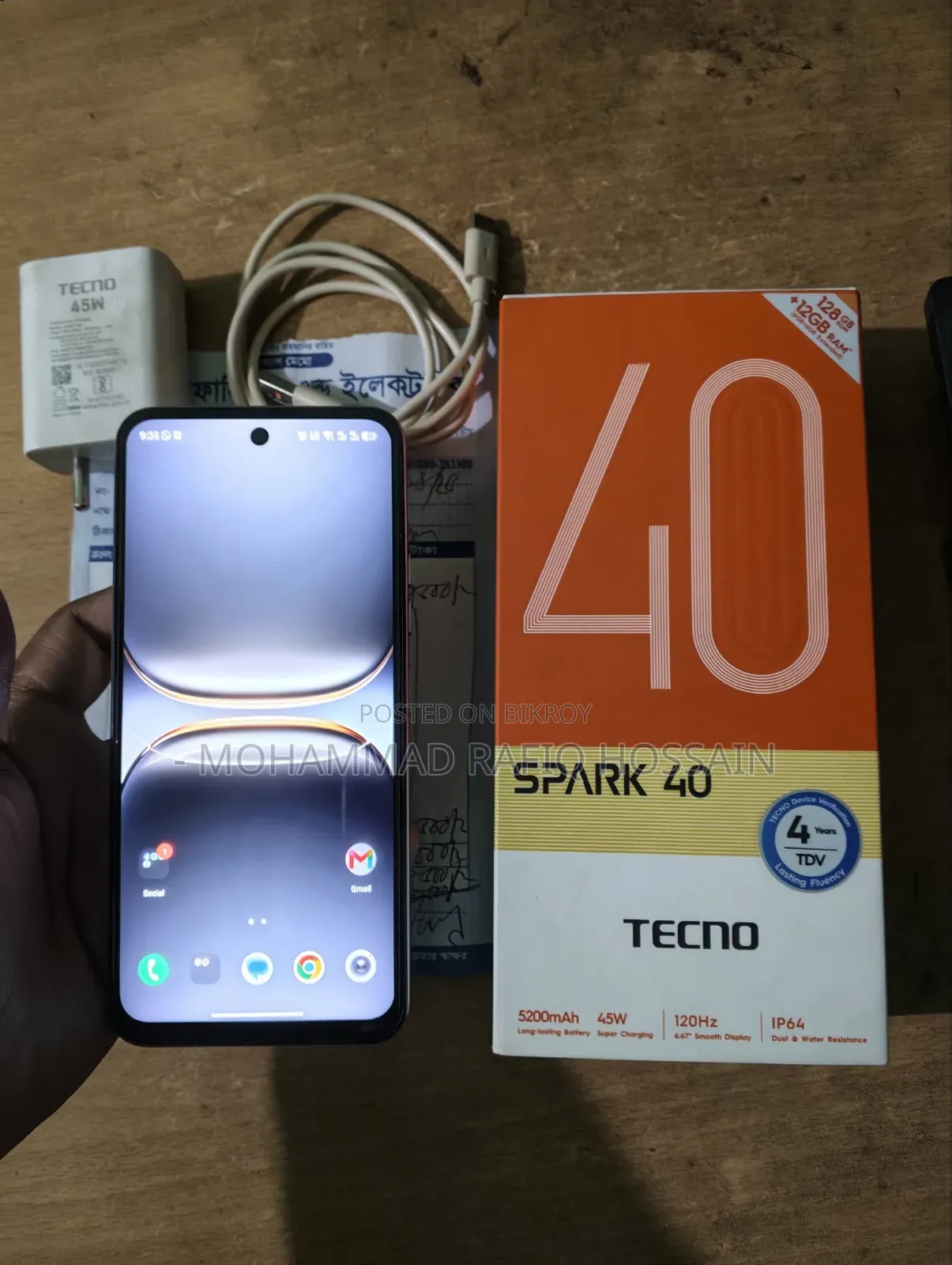 Tecno Spark 40 128 GB White