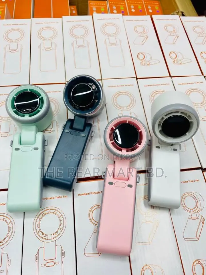 Portable Mini Turbo Fan “Cold Air In 1 Second! 1800mah