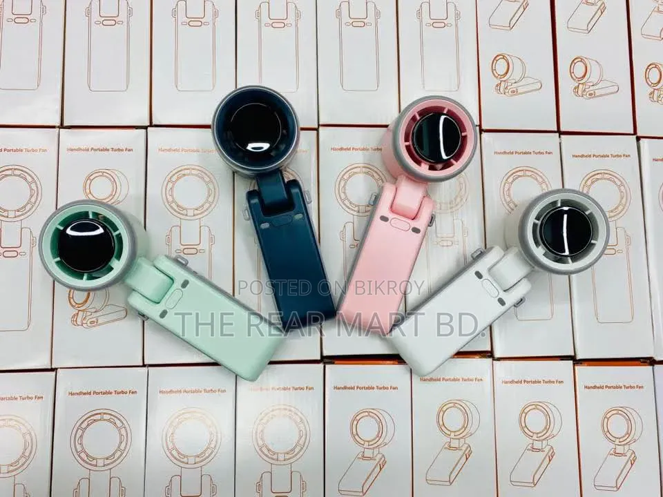 Portable Mini Turbo Fan “Cold Air In 1 Second! 1800mah