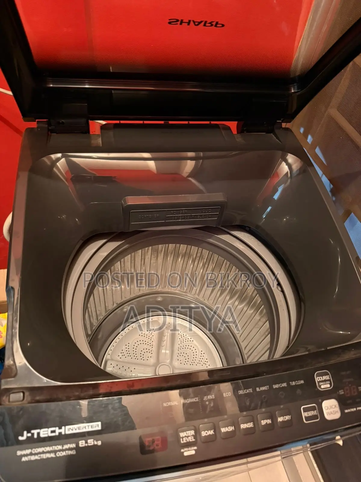 Sharp 8.5kg Inverter Washing Machine | Almost New | Moving Abroad Sale