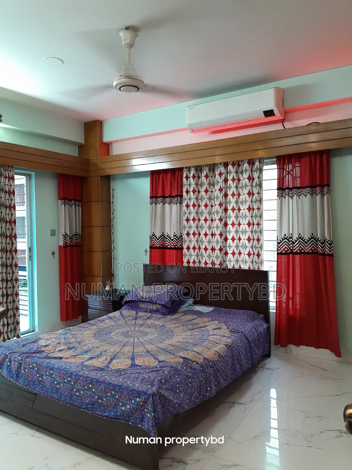বসুন্ধরায় নুমান প্রপার্টি বিডি-তে ৪ বেডরুমের ফার্নিশড অ্যাপার্টমেন্ট ভাড়ার জন্য