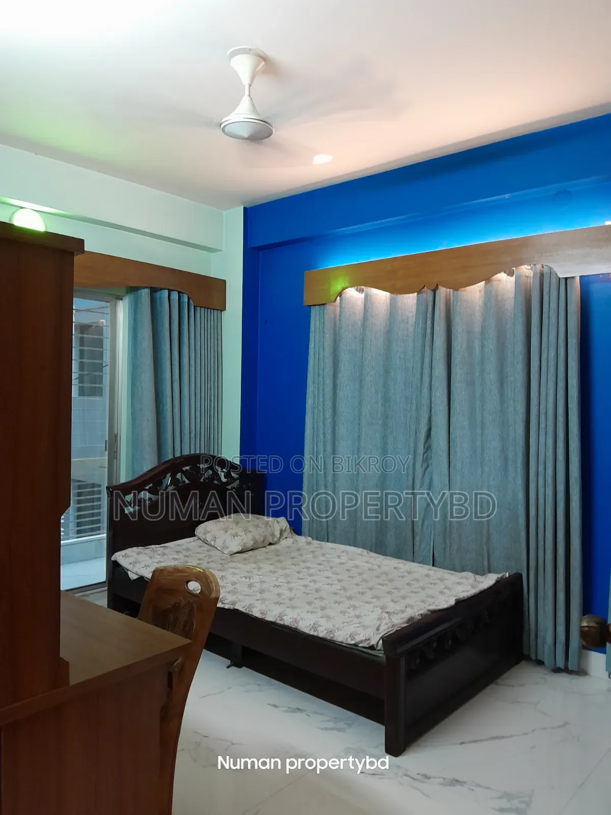 বসুন্ধরায় নুমান প্রপার্টি বিডি-তে ৪ বেডরুমের ফার্নিশড অ্যাপার্টমেন্ট ভাড়ার জন্য