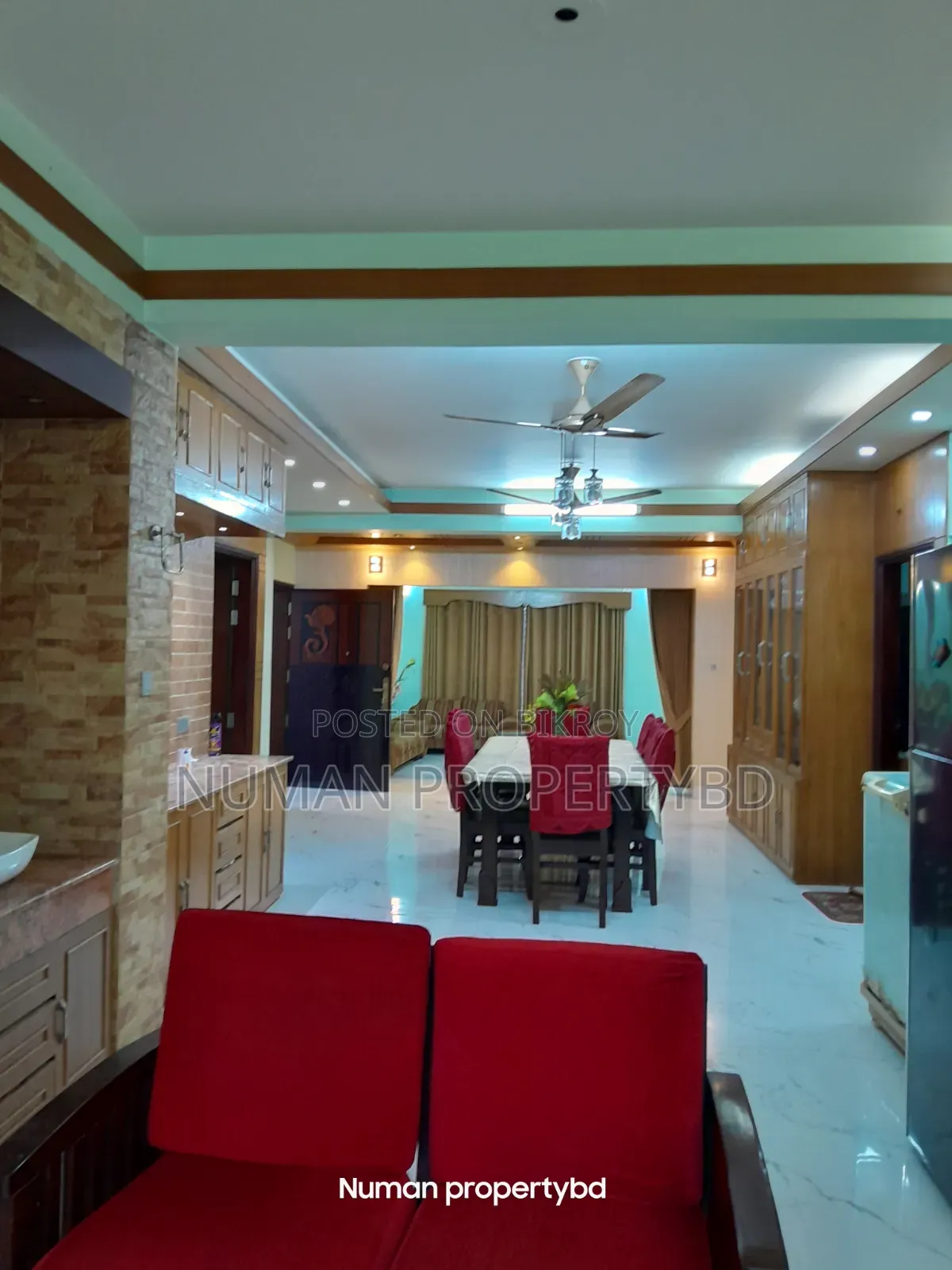 বসুন্ধরায় নুমান প্রপার্টি বিডি-তে ৪ বেডরুমের ফার্নিশড অ্যাপার্টমেন্ট ভাড়ার জন্য