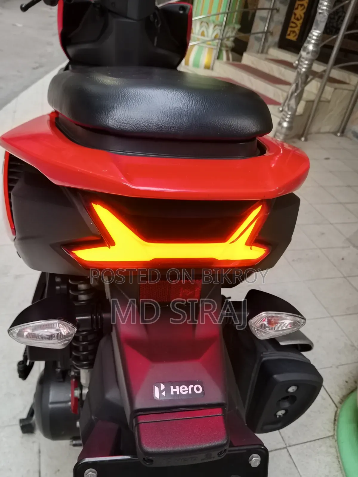 Hero Xoom 110 Xtec 2025 Red