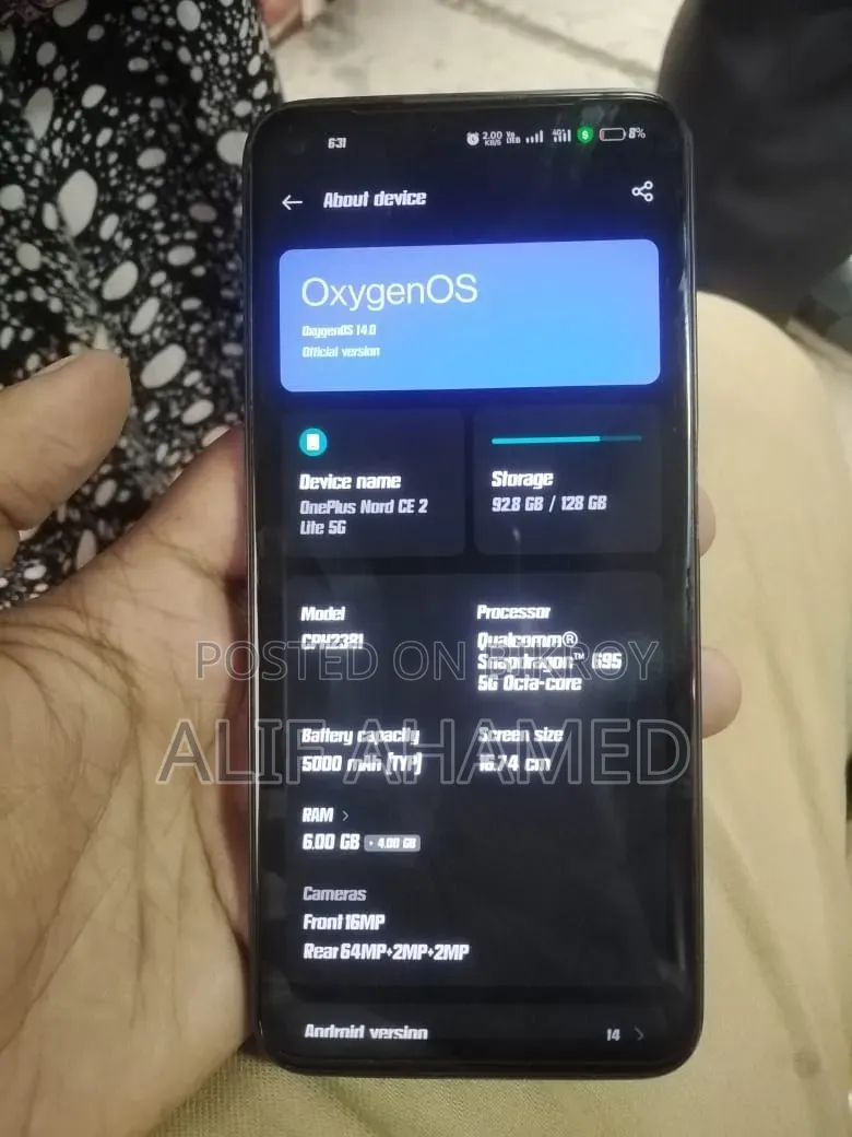 OnePlus Nord CE 2 Lite 5G 128 GB Black