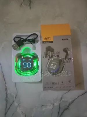 Wireless Earbuds Fresh Condition Full Box Charging Cable All Clear
