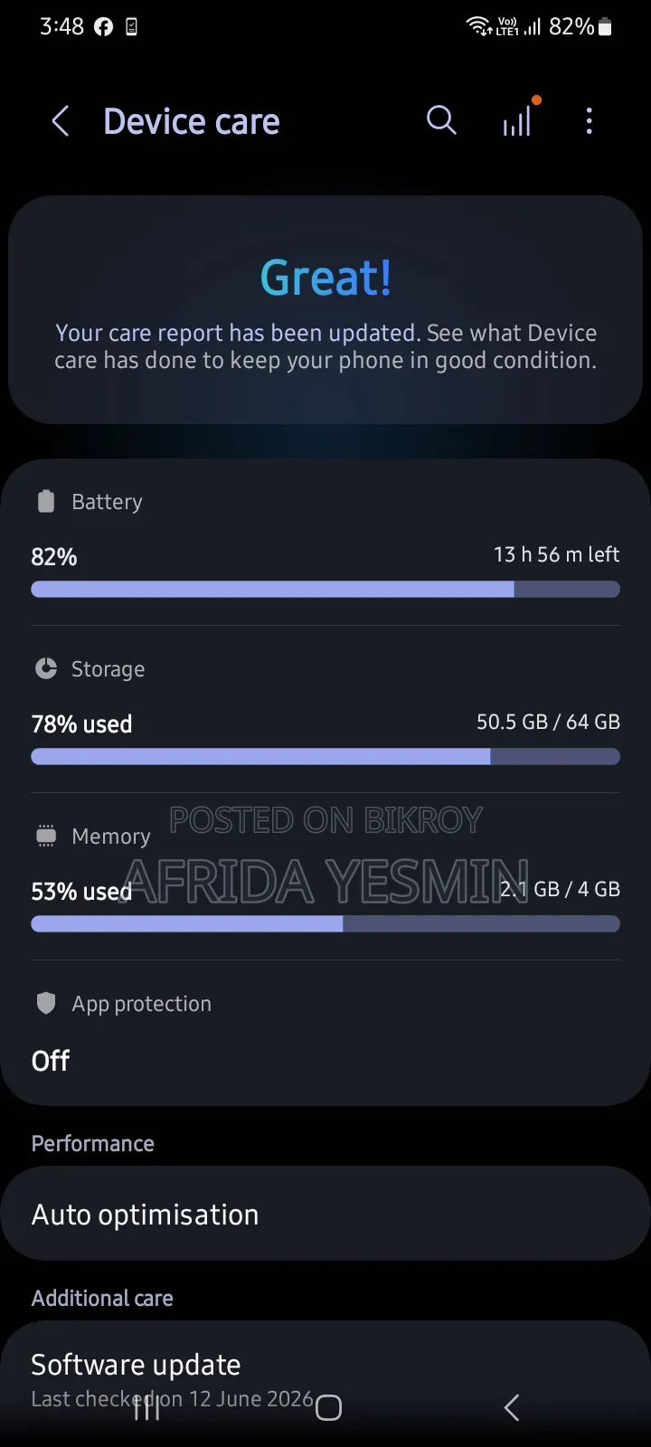 Samsung Galaxy A22 64 GB Purple