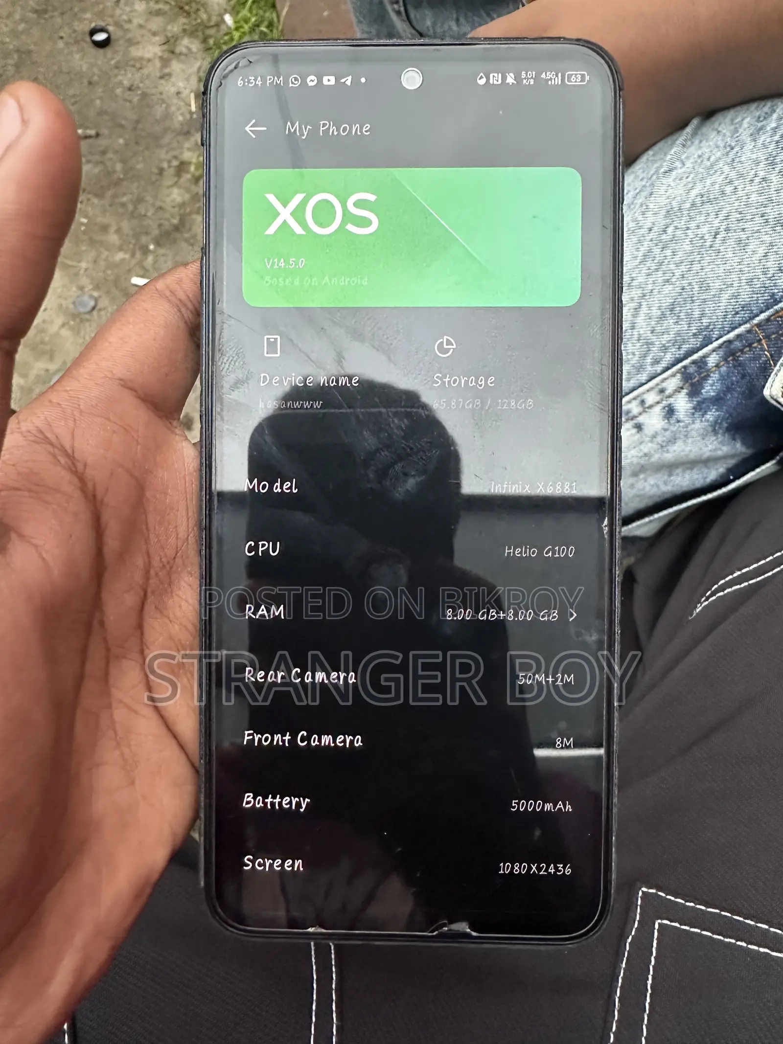Infinix Hot 50 Pro 256 GB Purple