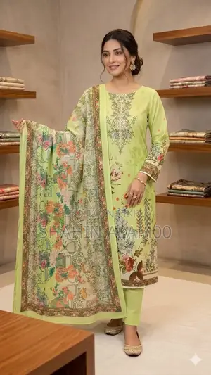 পাকিস্তানি জমজম থ্রি পিস আনস্টিচ