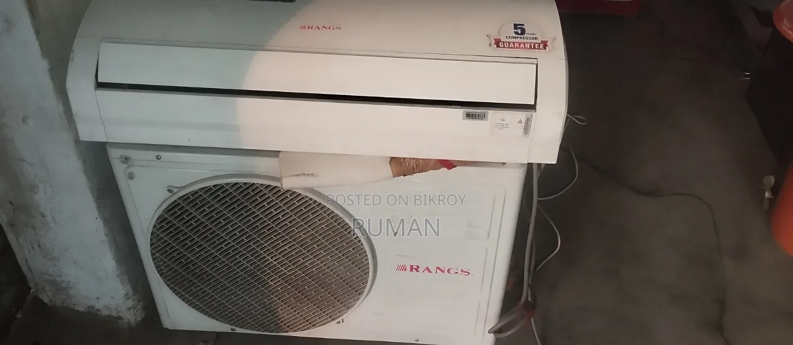 One ton AC to be sold in Chandpur Shahrashti