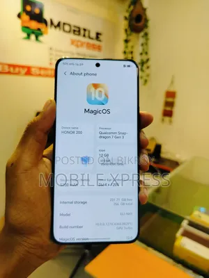 অনার ২০০ ২৫৬ জিবি ব্ল্যাক