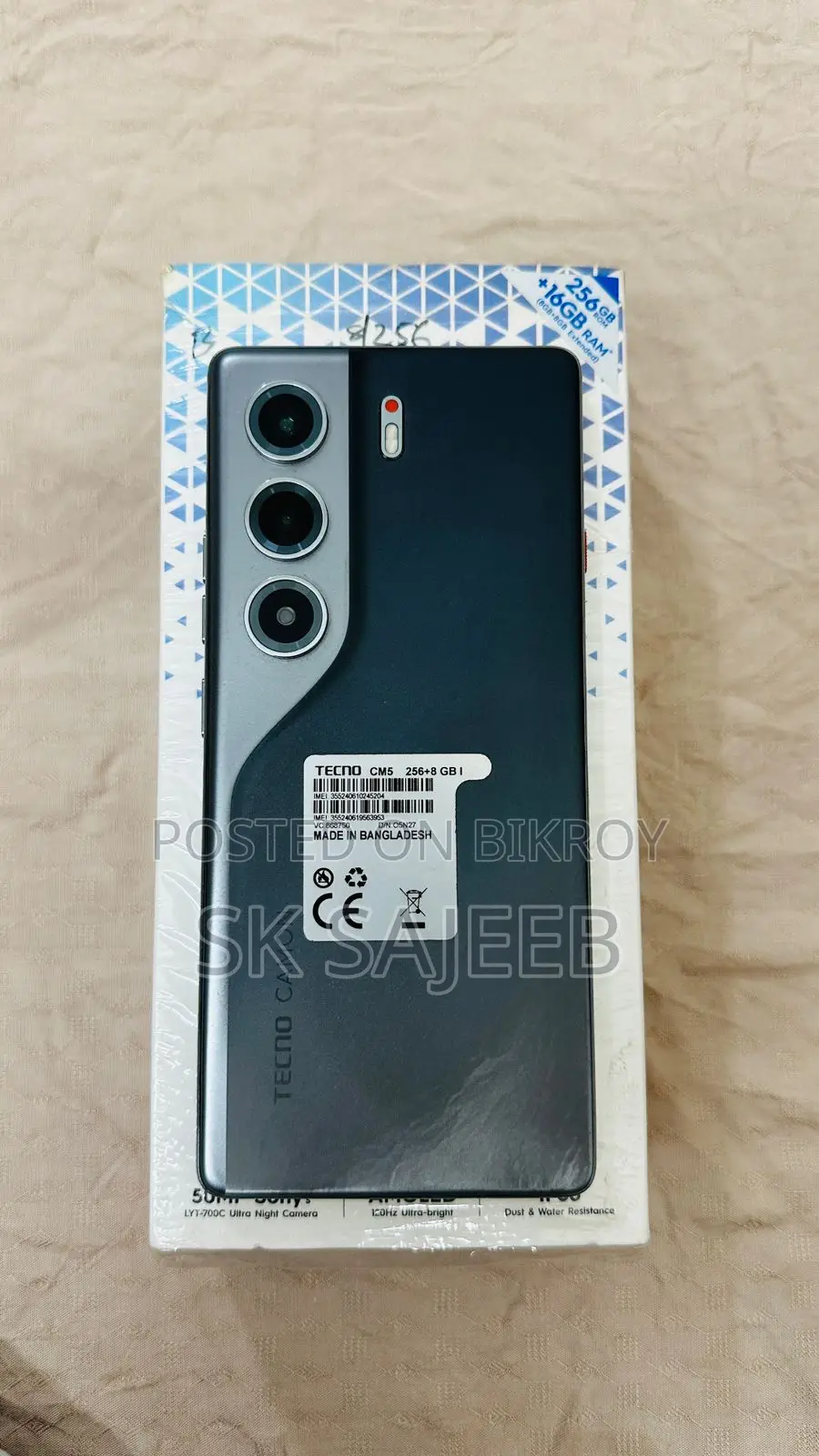 Tecno Camon 40 256 GB Black