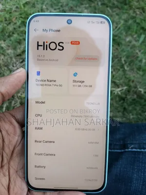 Tecno Pova 7 Pro 5G 256 GB Blue