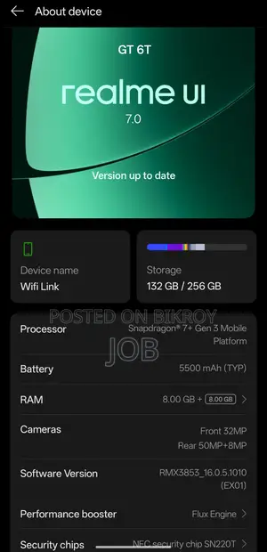 Realme GT 6 256 GB Green