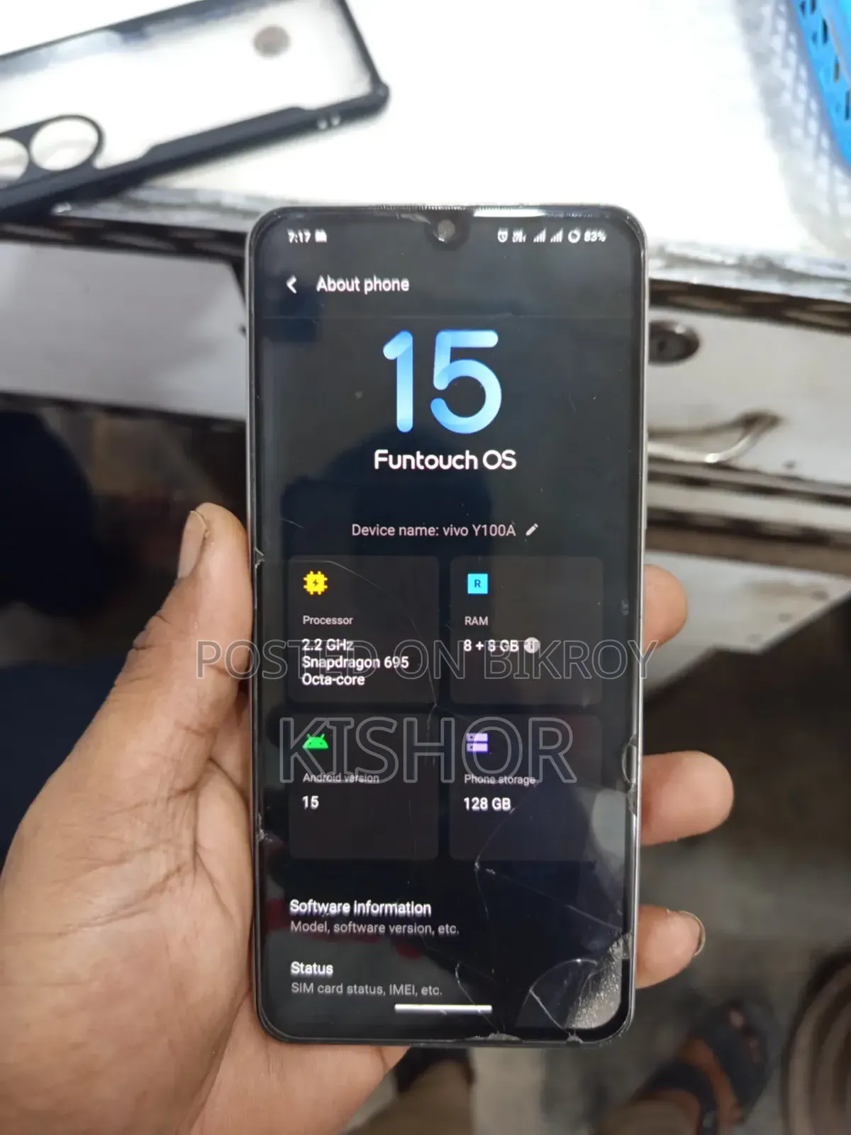 Vivo Y100 128 GB Gold