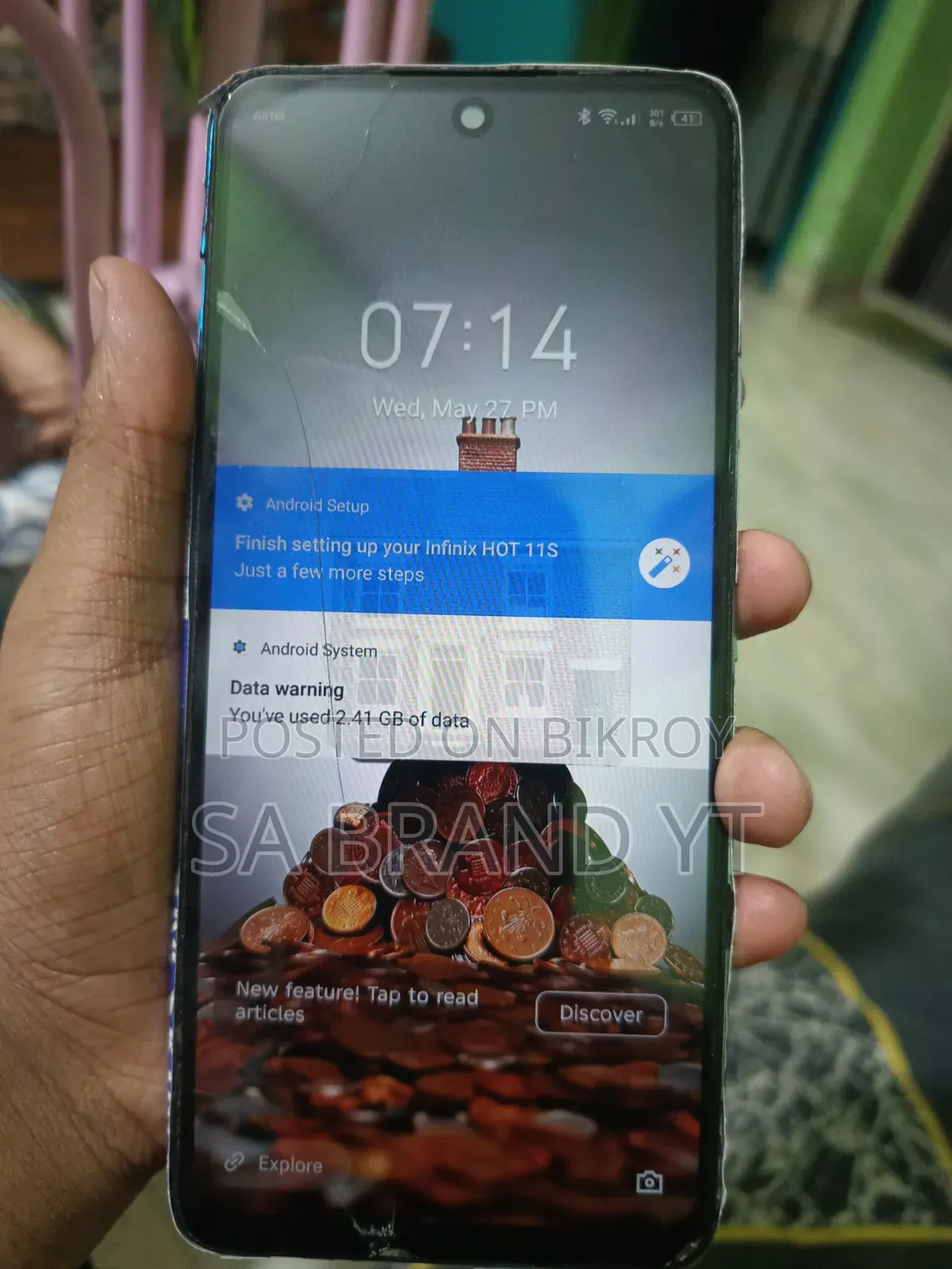 Infinix Hot 11s 128 GB Blue
