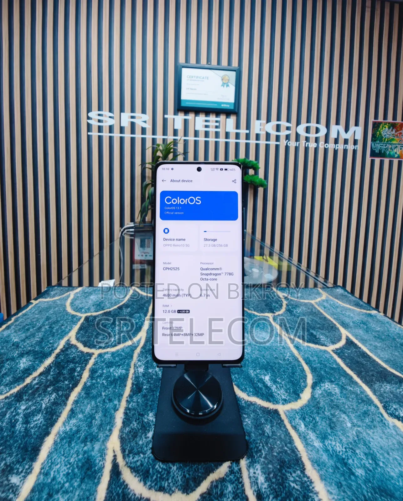 Oppo Reno10 256 GB Gray