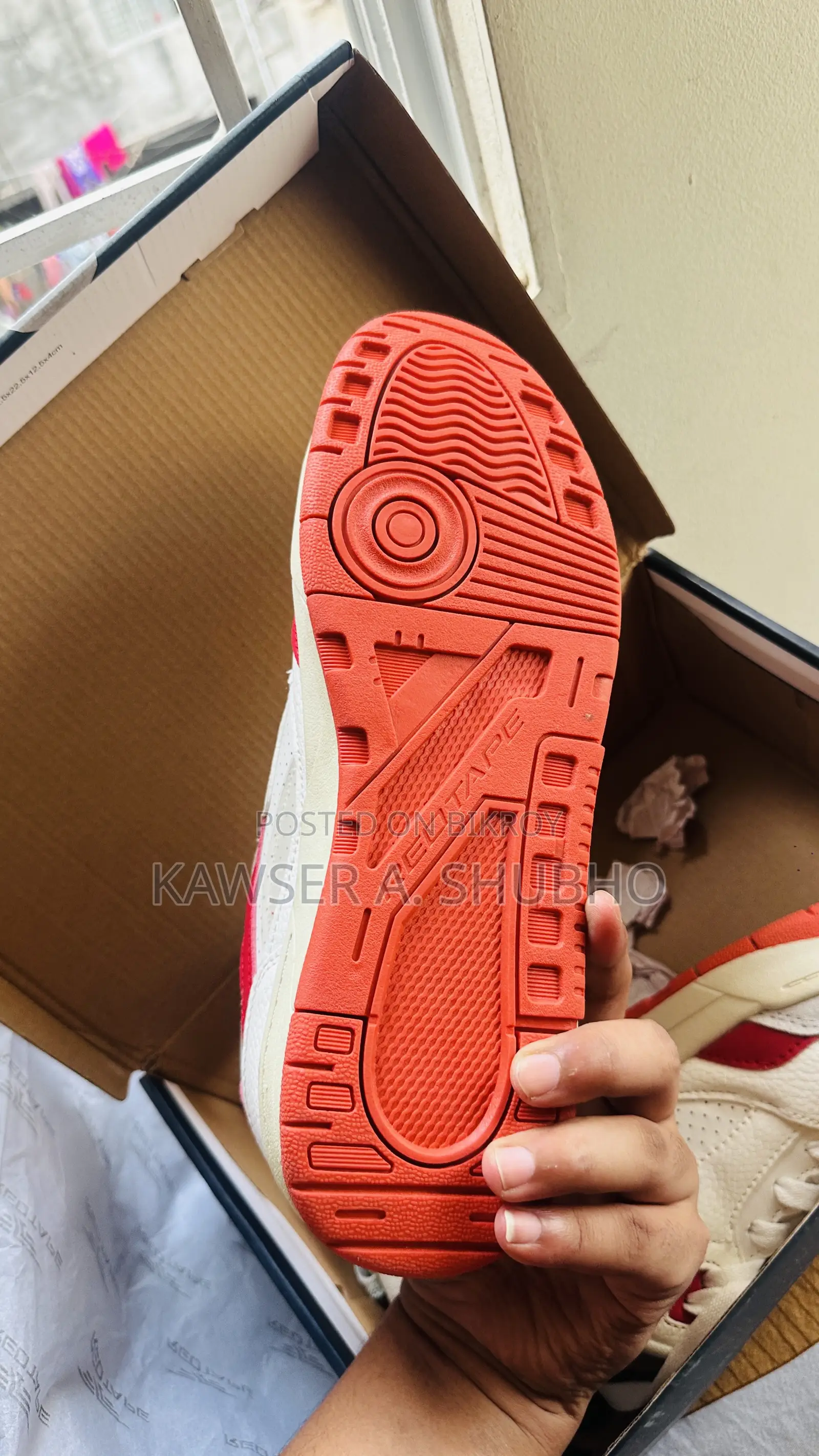 White Red Combination Sneakers