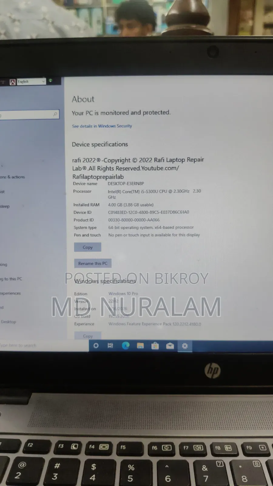 Laptop HP EliteBook 840 G2 4GB Intel Core i5 HDD 500GB