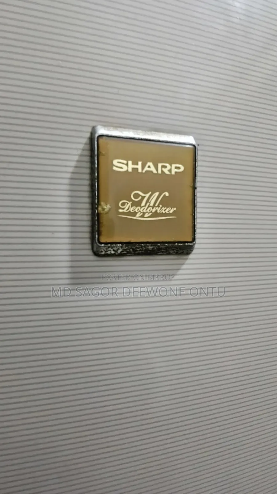 A Sharp fridge will be sold 606 liters