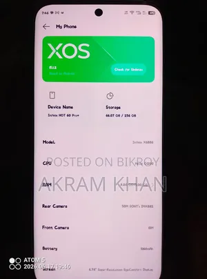 New Infinix Hot 60 Pro+ 256 GB Purple