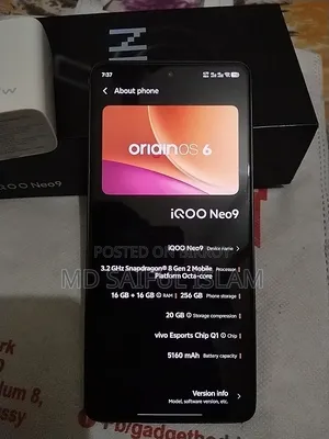Vivo iQOO Neo9 256 GB Black