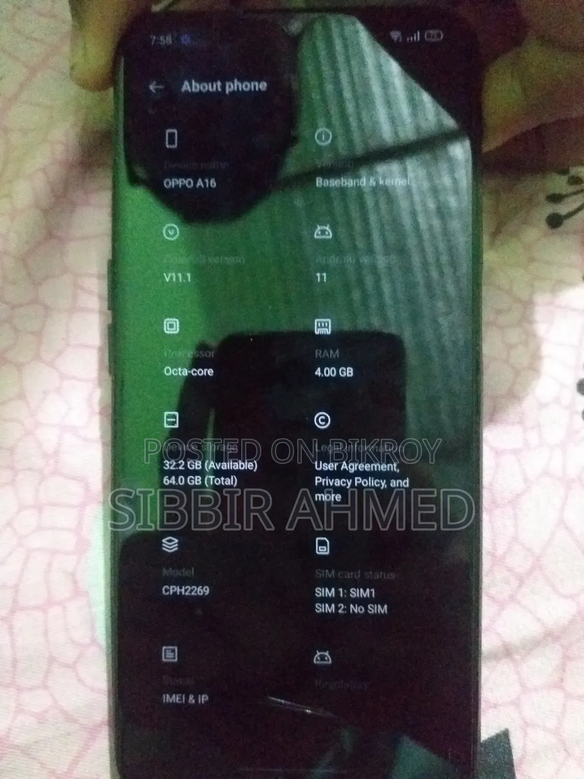 Oppo A16 64 GB Black