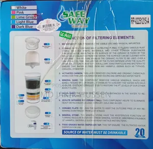 A new water filter for sale.