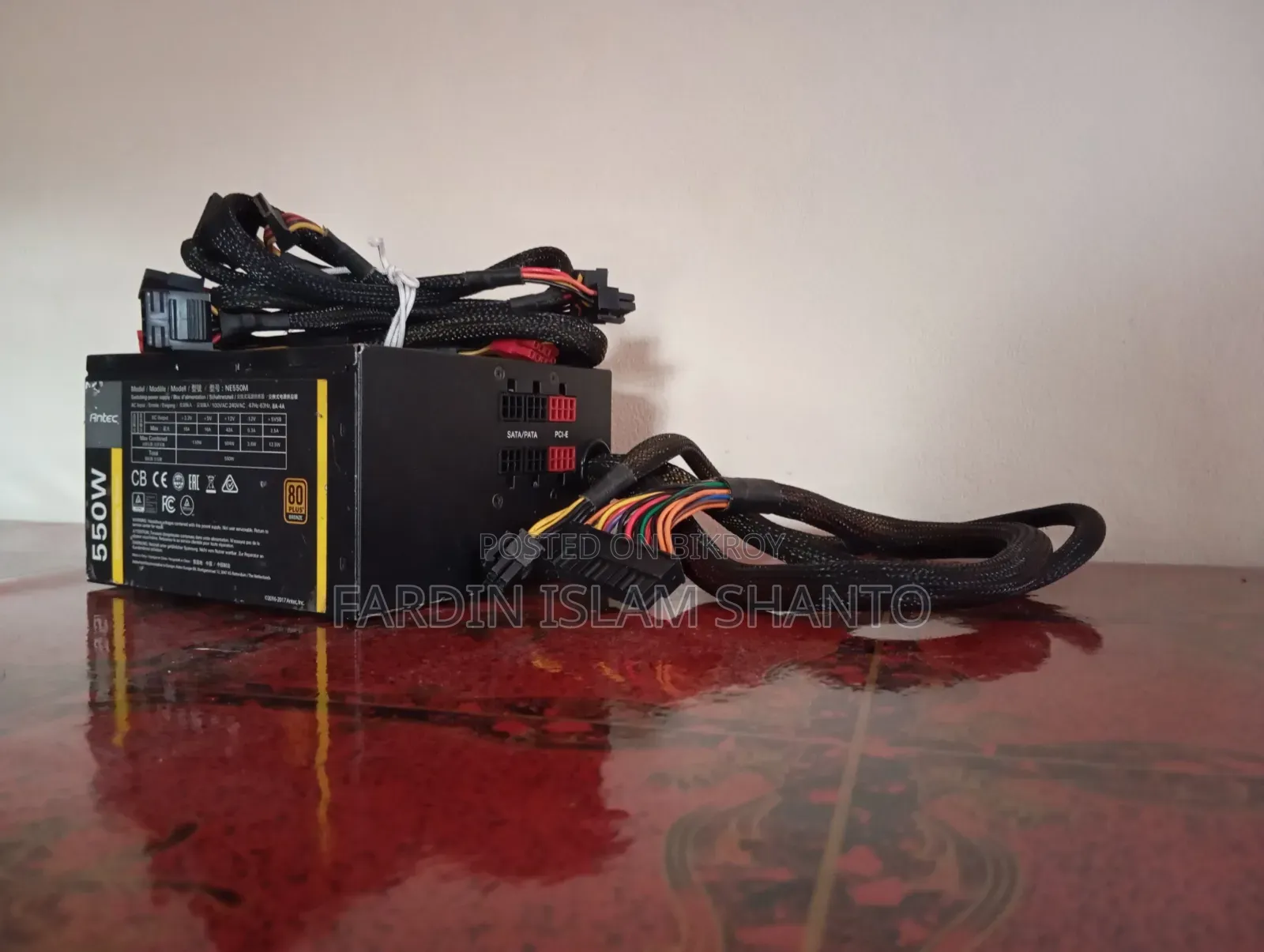 Antec Neoeco 550m V2 550 Watt 80 Plus Bronze Semi Modular Power Supply