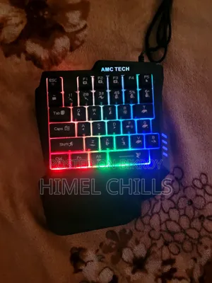Single Handed RGB Gaming Keyboard