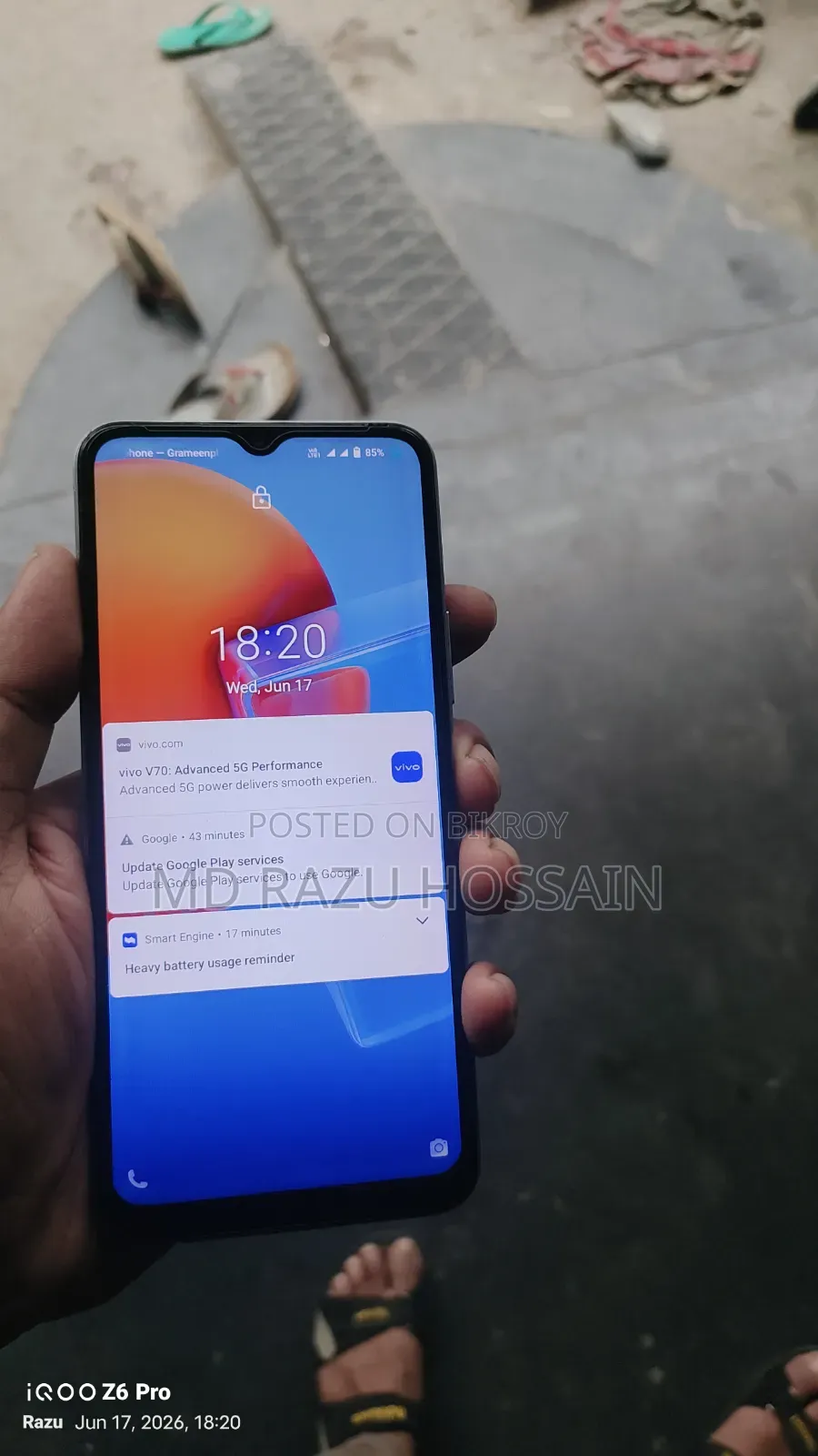 Vivo Y20 64 GB Blue