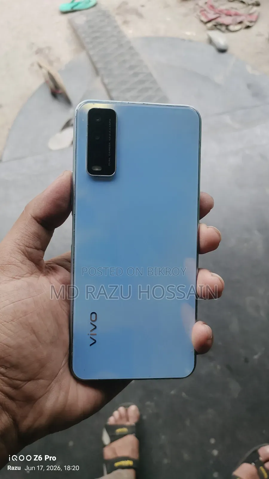 Vivo Y20 64 GB Blue