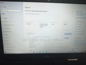 Laptop Acer 4GB Intel Core I5 SSD 128GB